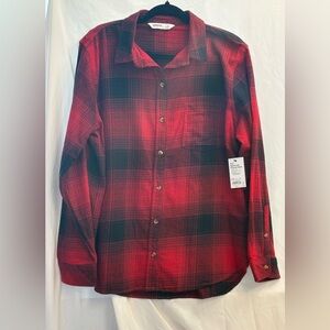 Red Sonoma Flannel Buttondown